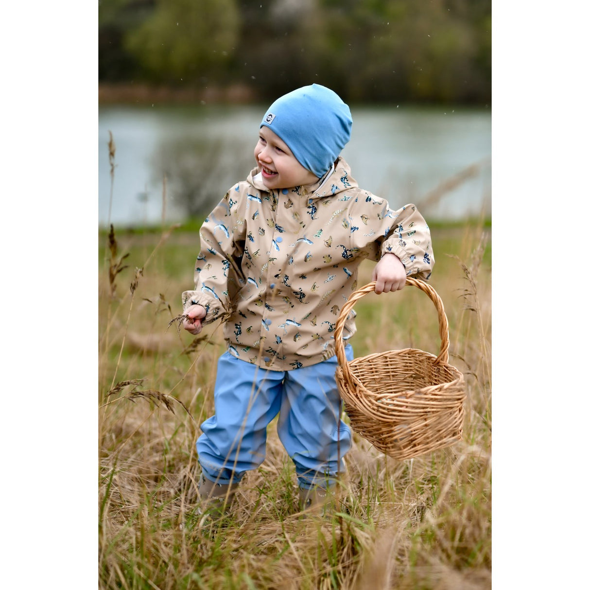 Mikk-Line Faded Denim Solid Viscose Elastane Hue