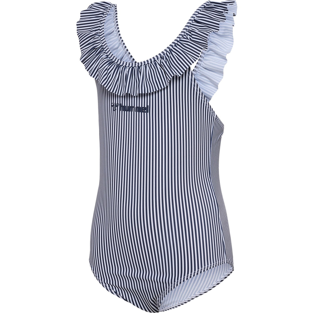 Hummel Navy Blazer/Bright White Frilli Badedragt