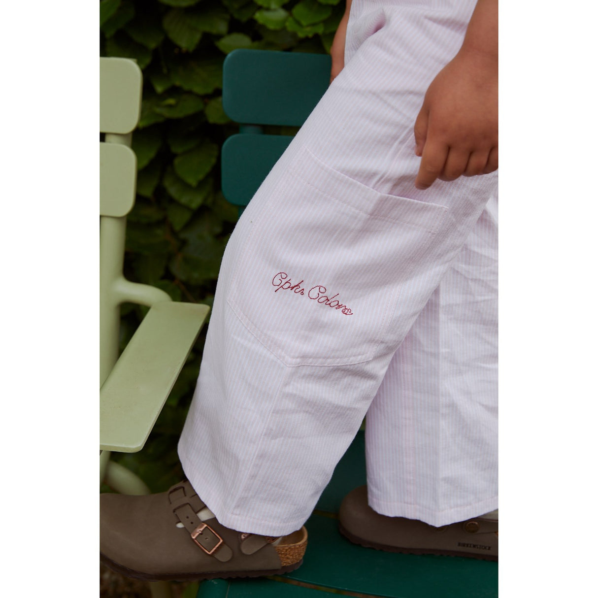 COPENHAGEN COLORS Ballerina Stripe Striped Wide Bukser m. Lommer