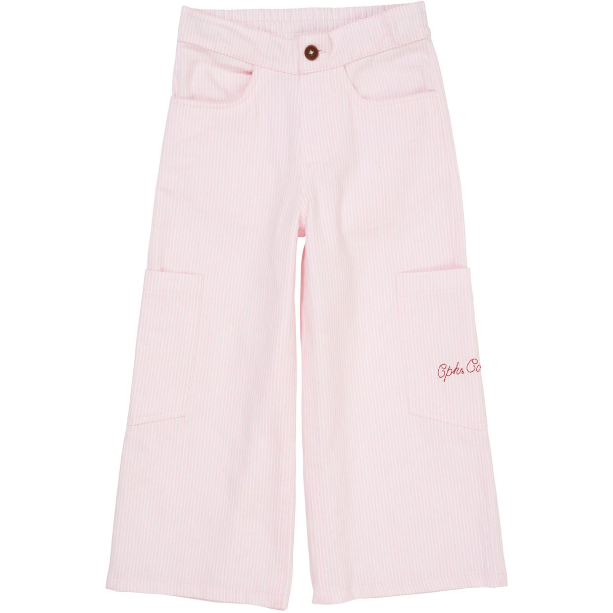 COPENHAGEN COLORS Ballerina Stripe Striped Wide Bukser m. Lommer