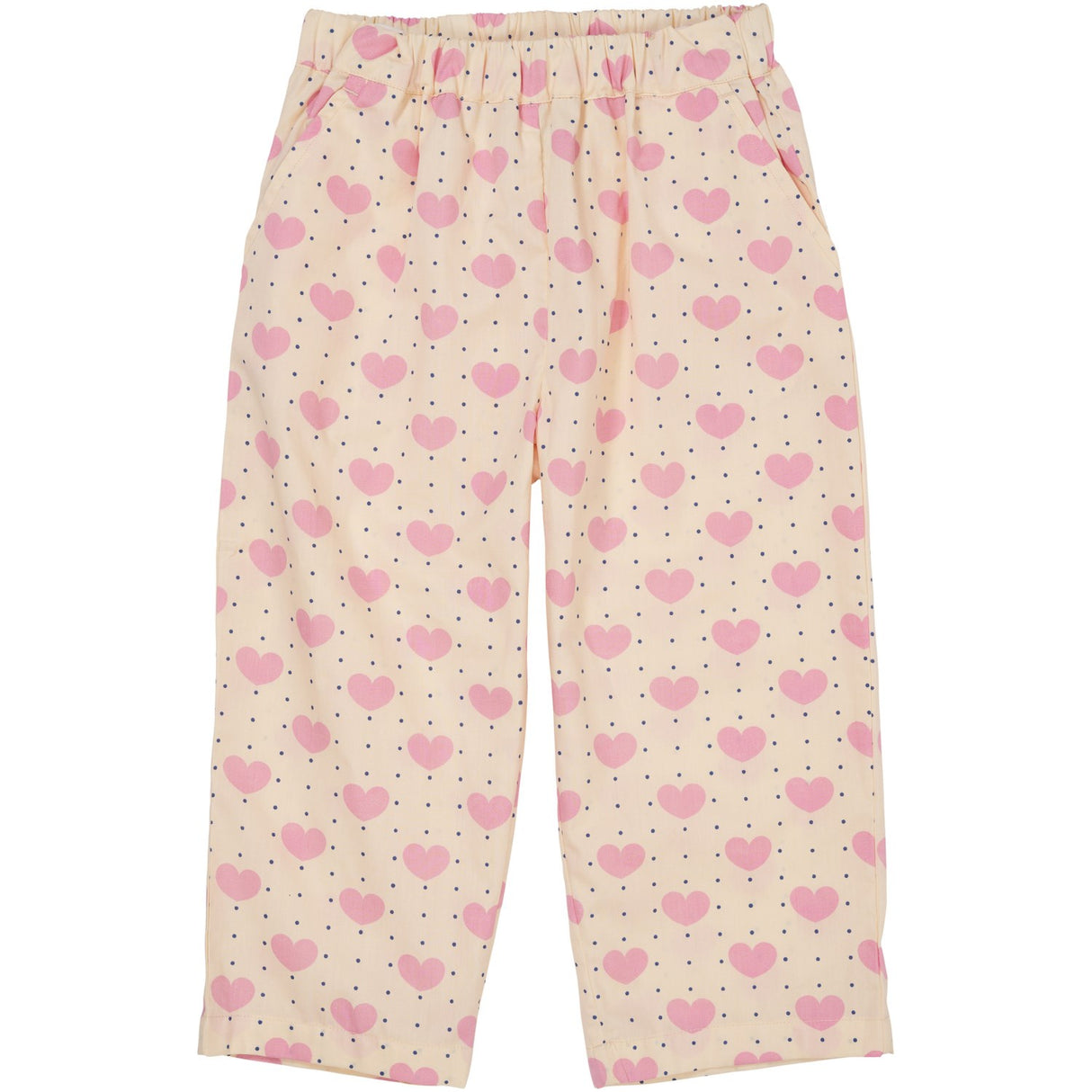 COPENHAGEN COLORS Heart Aop Heart & Dots Bukser Loose Fit