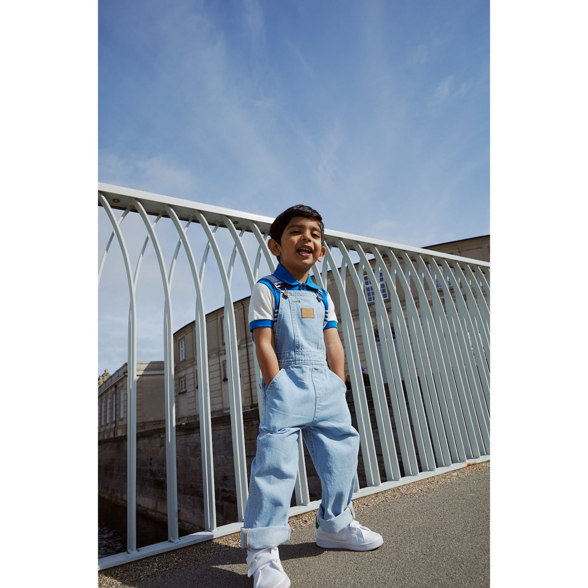 COPENHAGEN COLORS Super Lt Blue Indigo Washed Organic Smækbukser