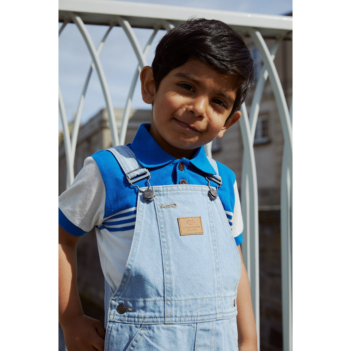 COPENHAGEN COLORS Super Lt Blue Indigo Washed Organic Smækbukser