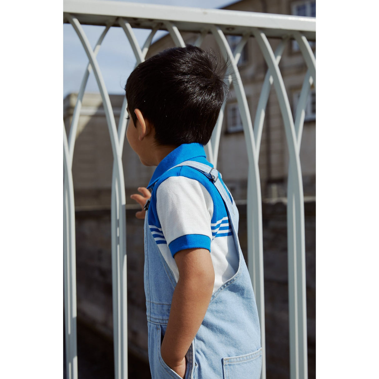 COPENHAGEN COLORS Super Lt Blue Indigo Washed Organic Smækbukser