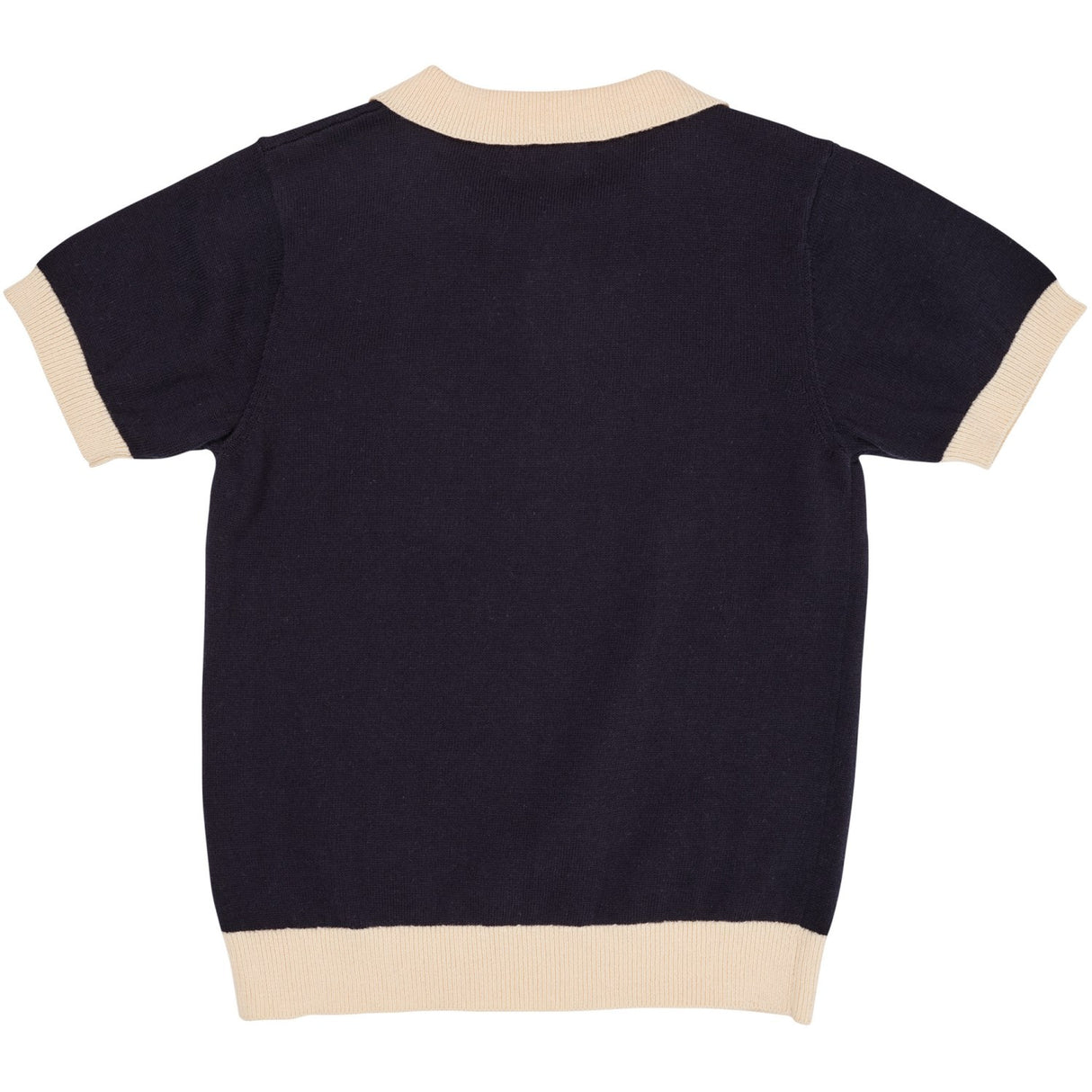 COPENHAGEN COLORS Navy/Creme Kam. Polo m. Broderi