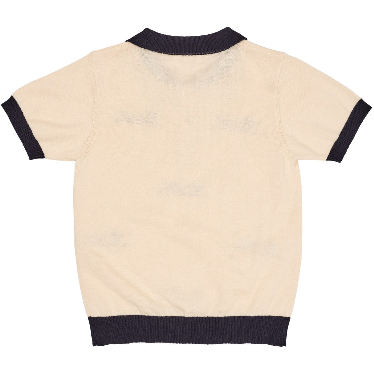 COPENHAGEN COLORS Creme/Navy Kam. Polo m. Broderi