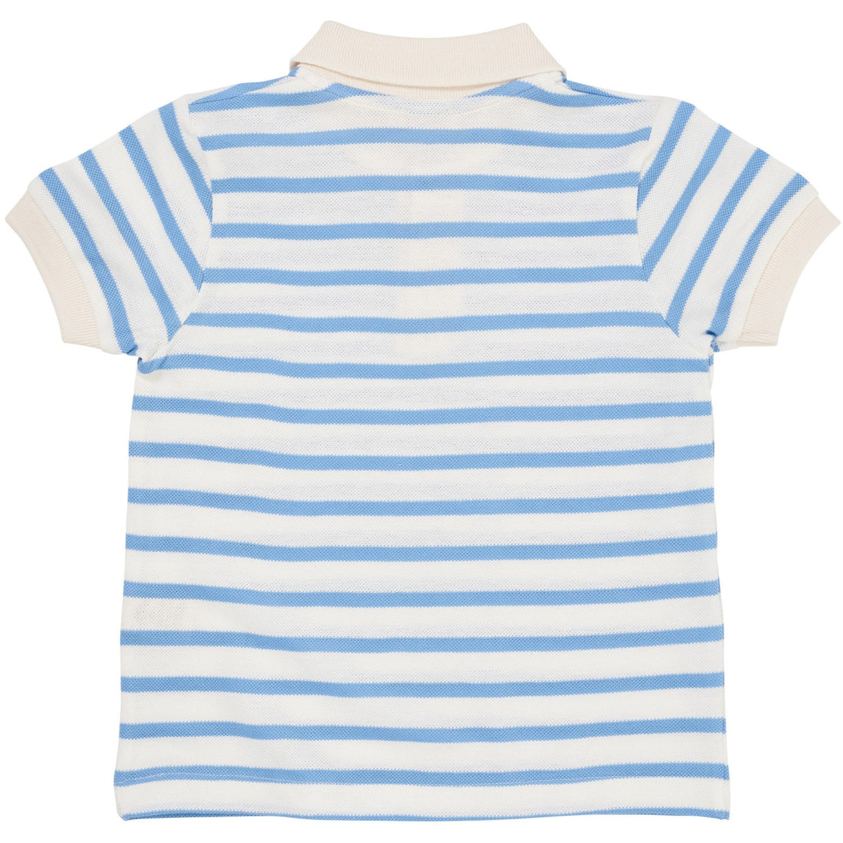 COPENHAGEN COLORS Himmelblå Stripe Pique Stripe Poloshirt