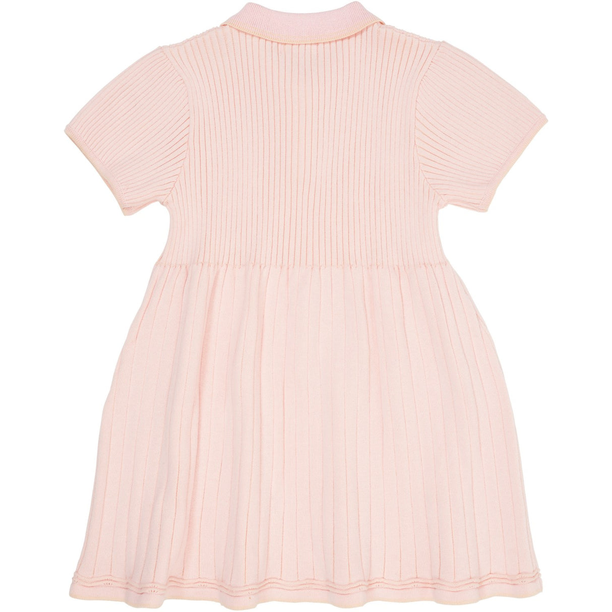 COPENHAGEN COLORS Ballerina/Cream Comb. Rib Polo Strikkjole