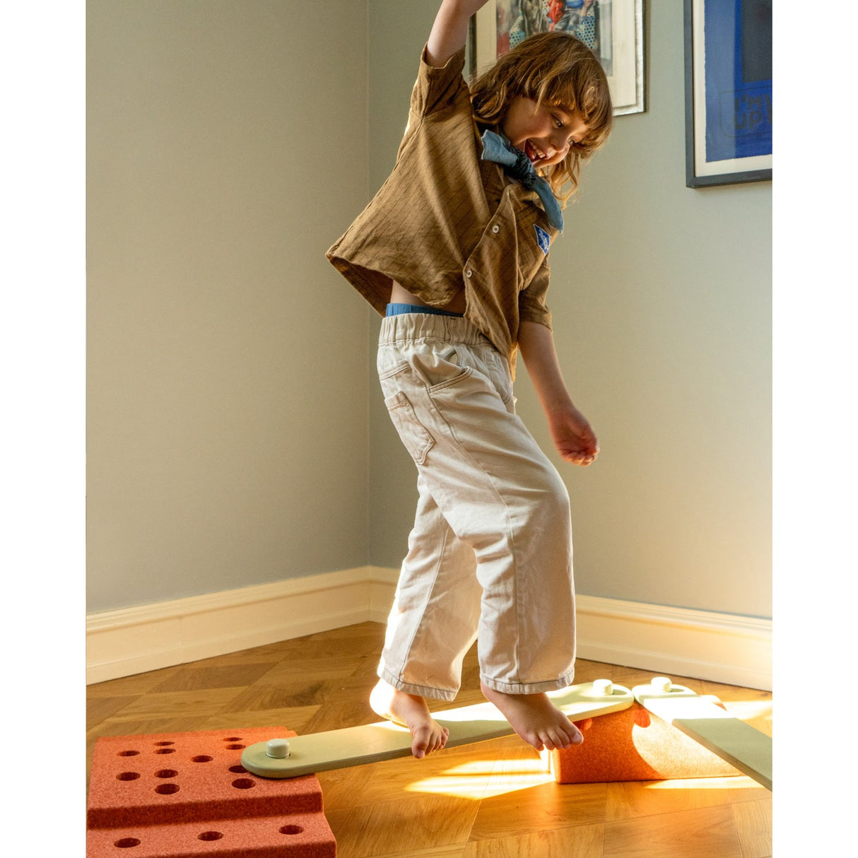 MODU 2x Balancebomme Dusty Green