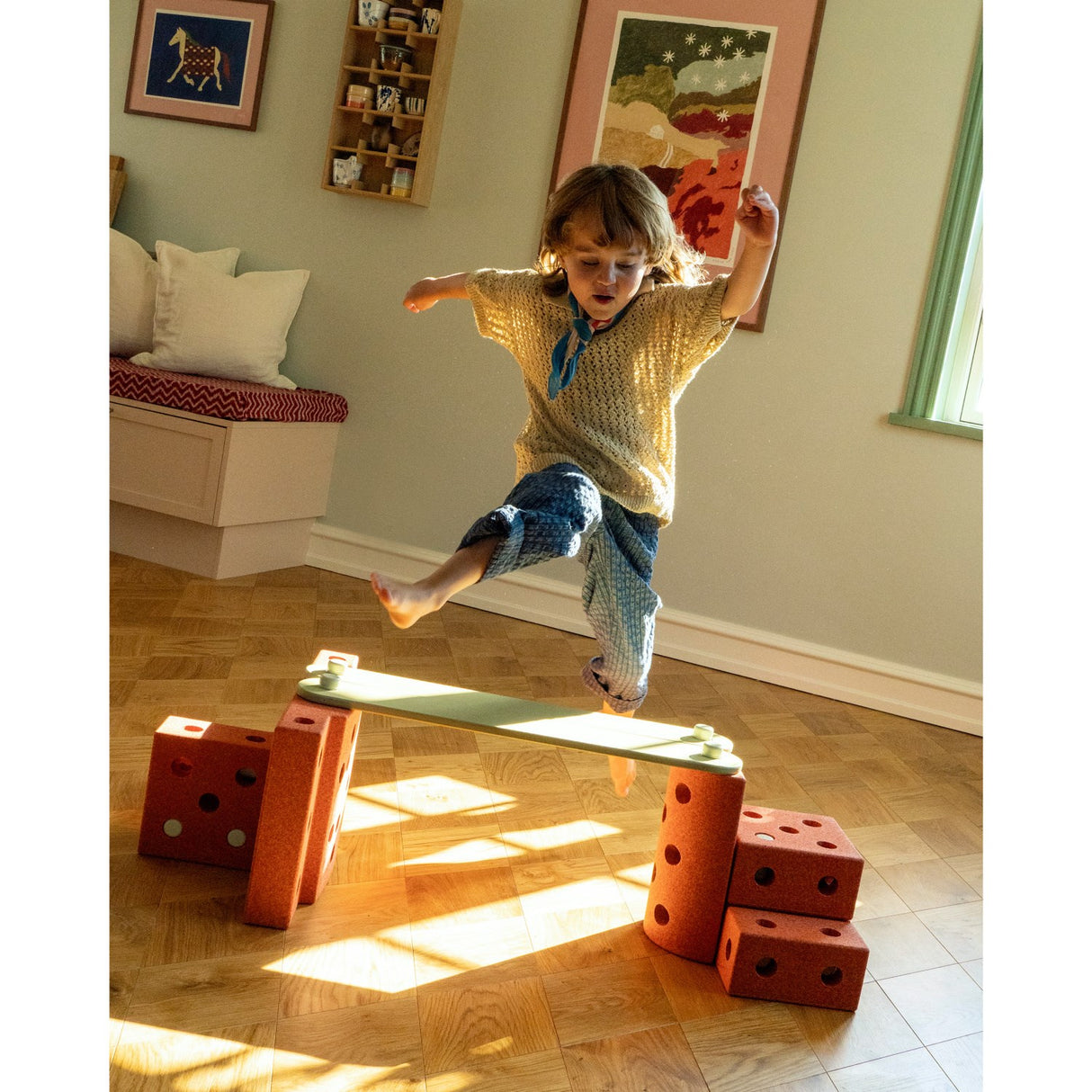 MODU 2x Balancebomme Dusty Green