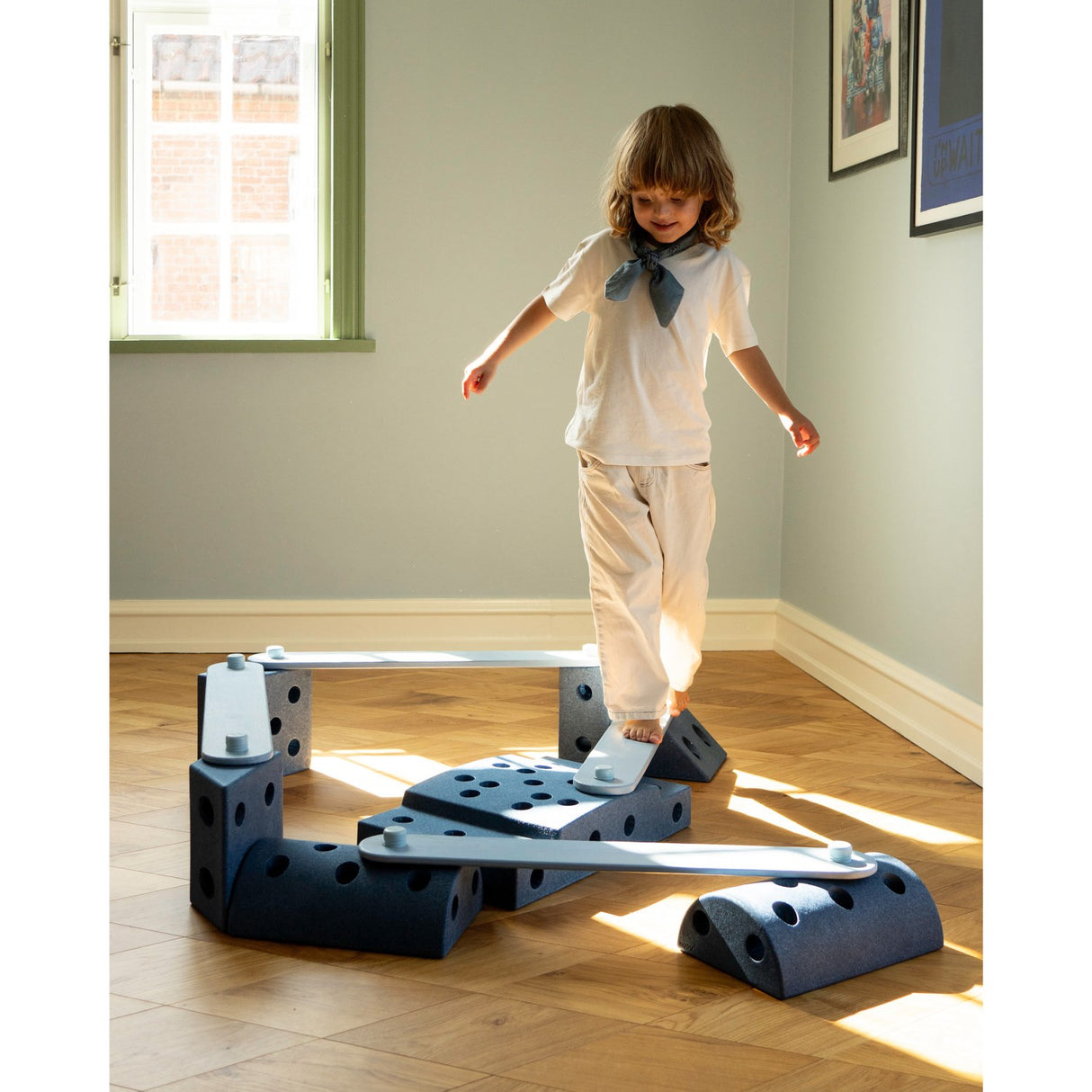 MODU 2x Balancebomme Sky Blue