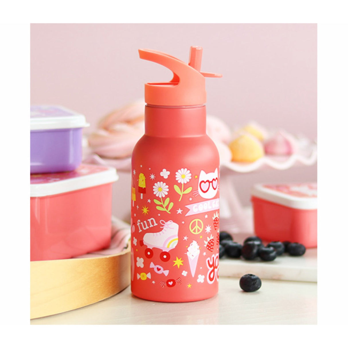 A Little Lovely Company Fun Rustfrit Stål Drikkeflaske