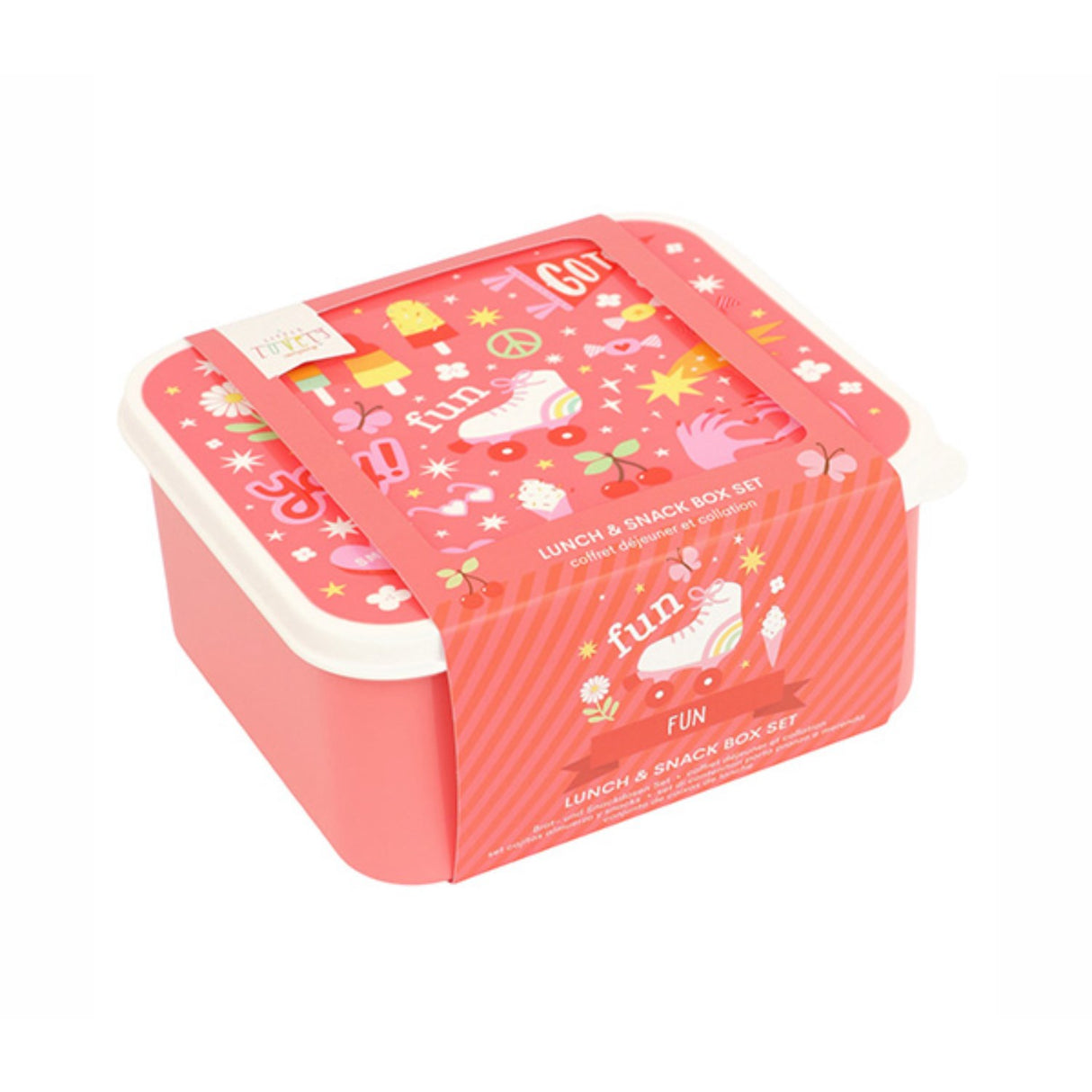 A Little Lovely Company Fun Lunch & Snack Box Sæt