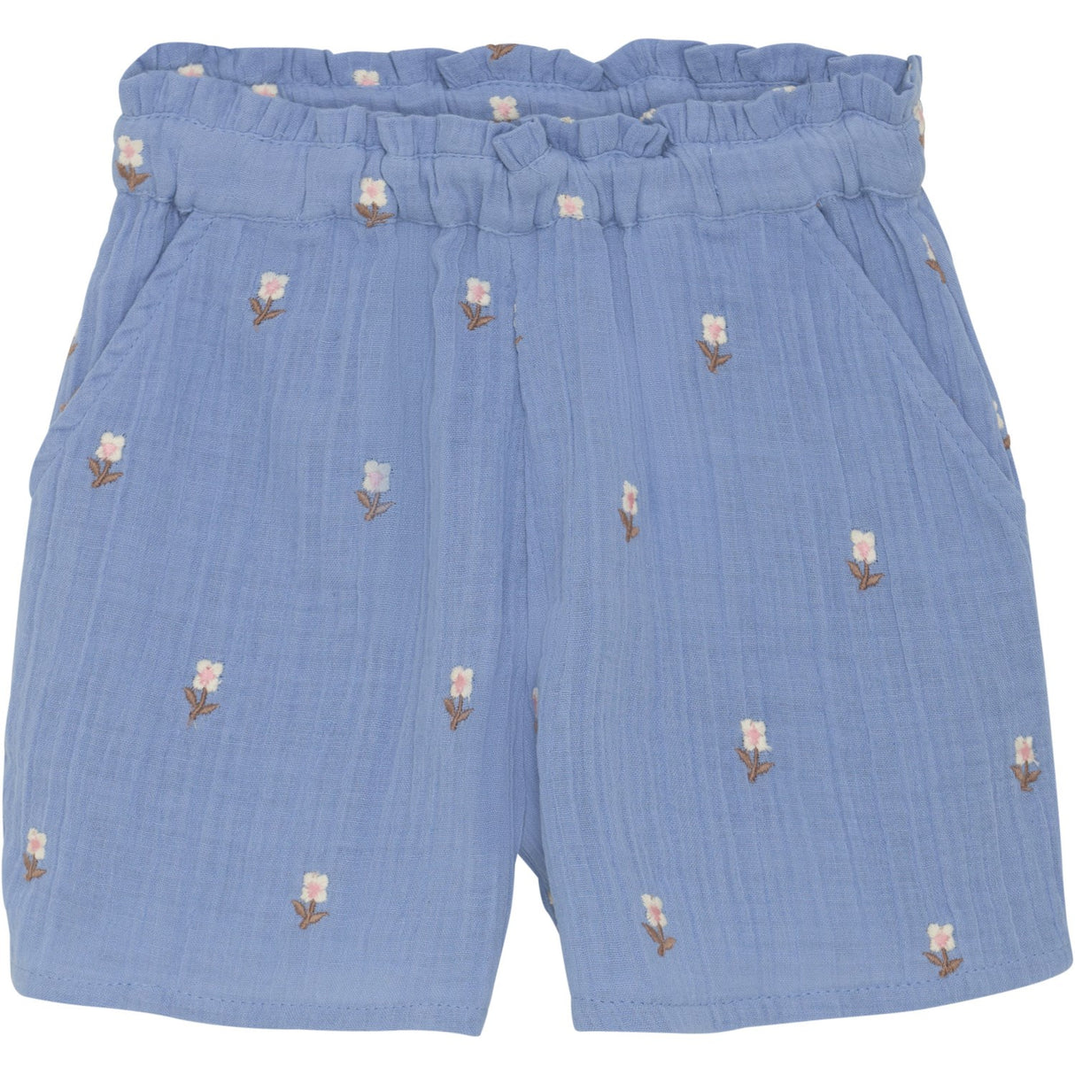 En Fant Infinity Shorts Embroidery Muslin