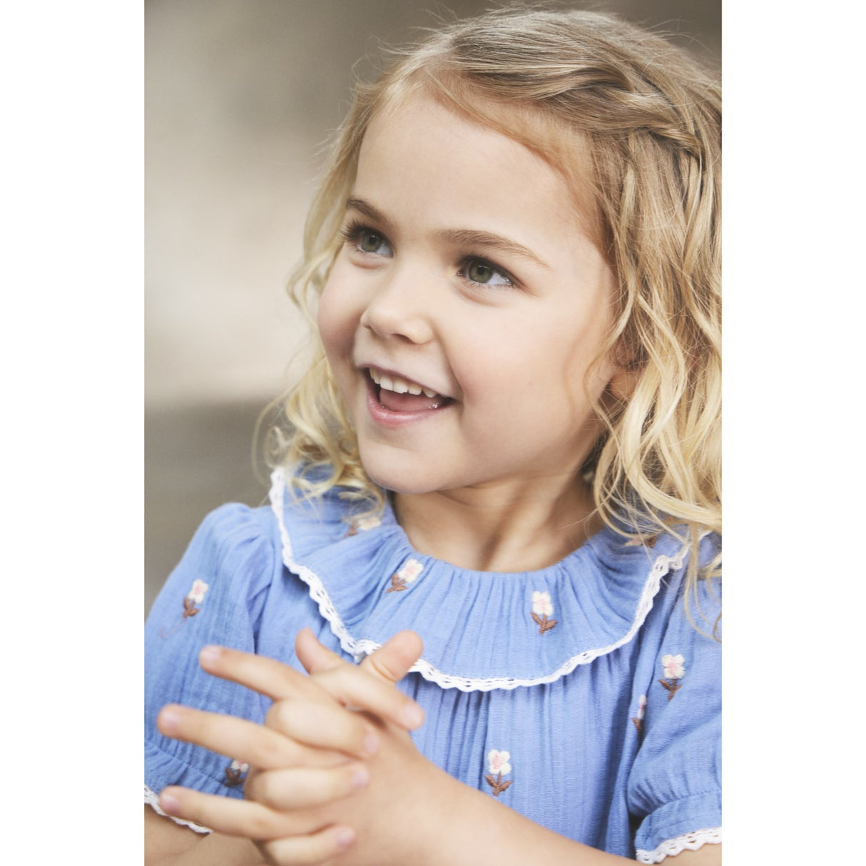 En Fant Infinity Kjole Broderi Muslin