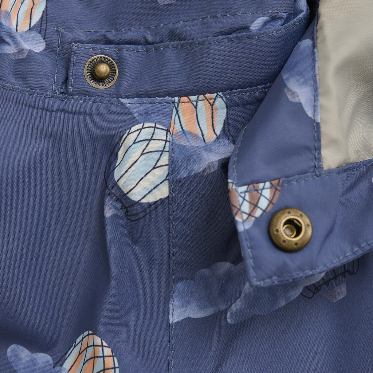 En Fant Vintage Indigo Jakke, AOP