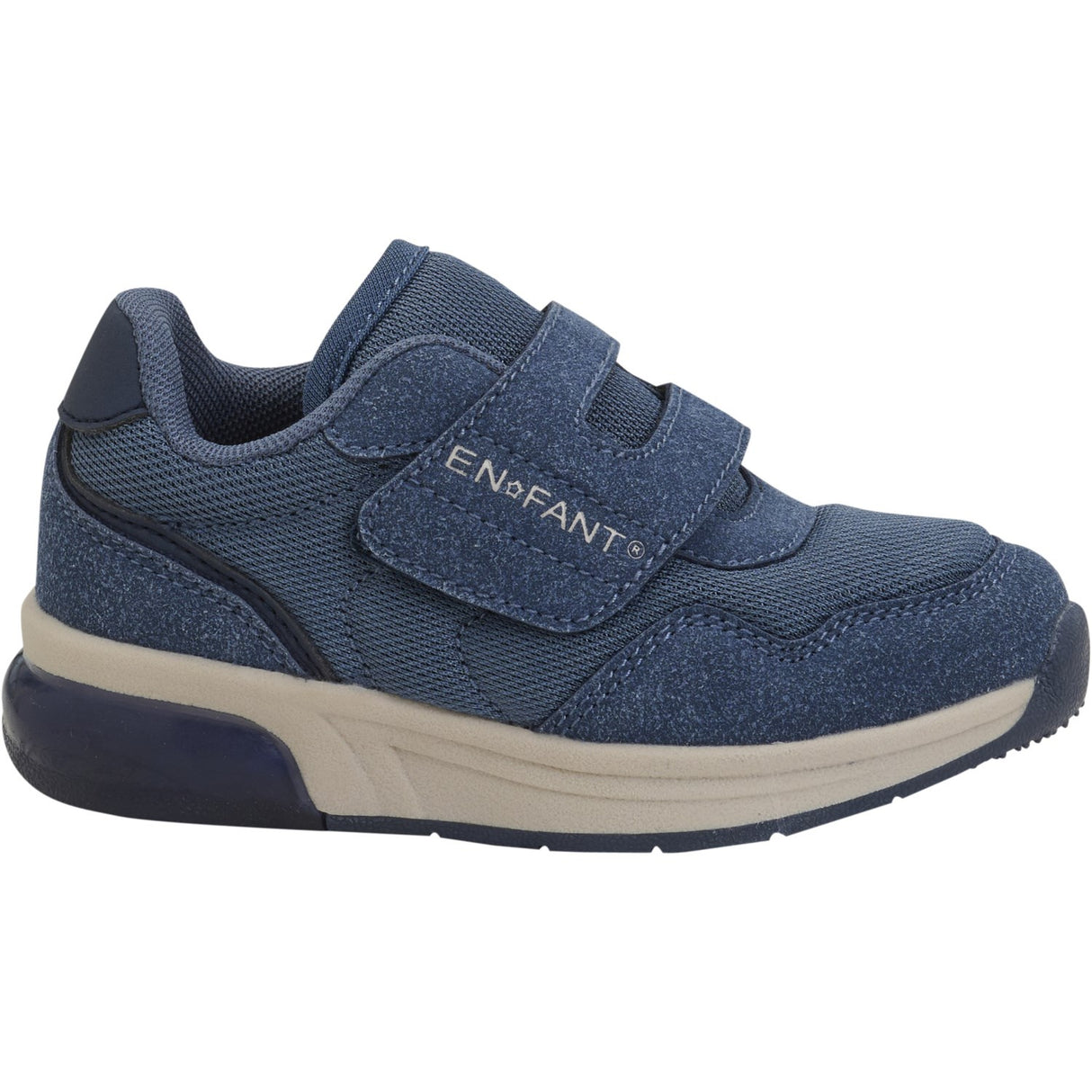 En Fant Vintage Indigo Sneakers Velcro m. Lys