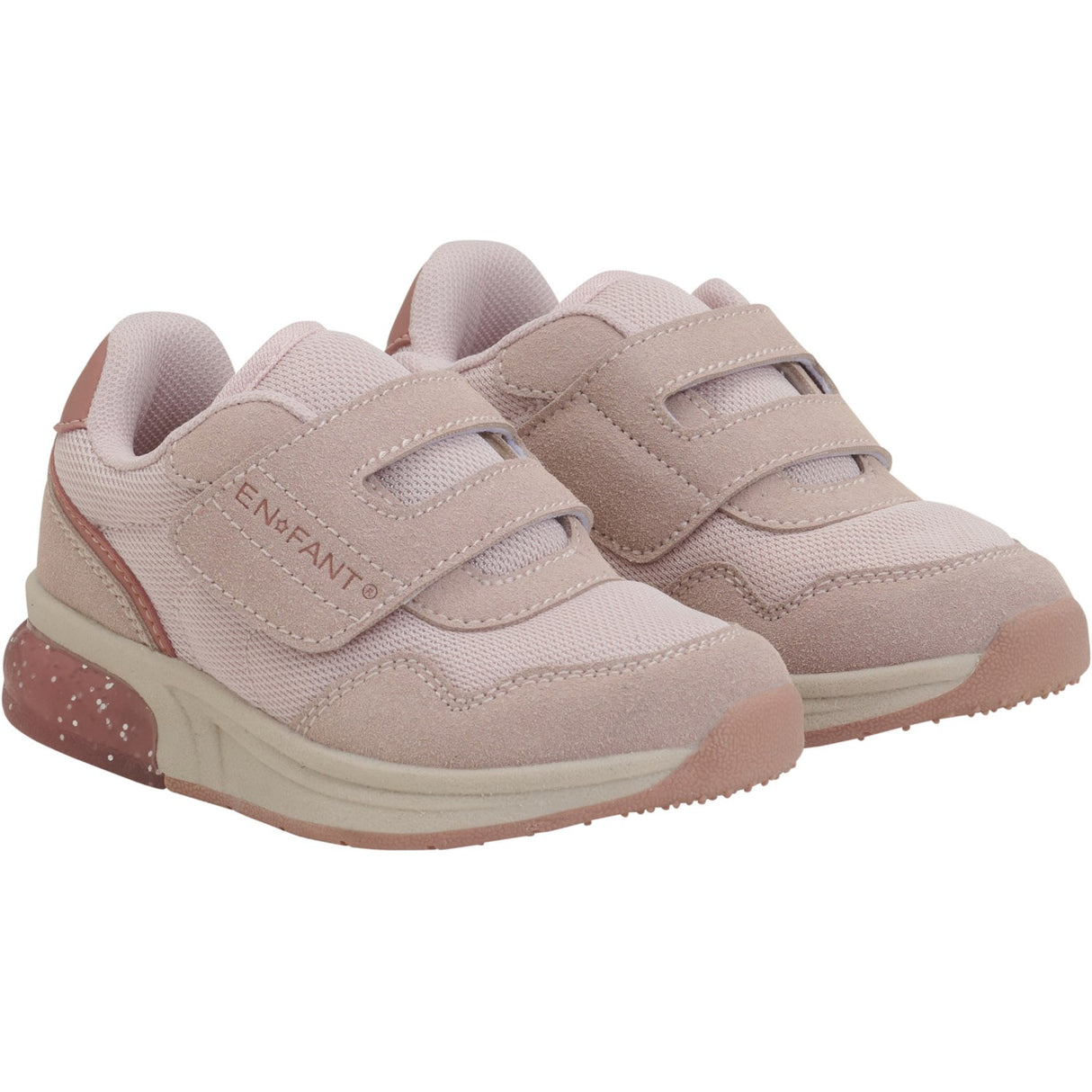En Fant Sepia Rose Sneakers Velcro m. Lys