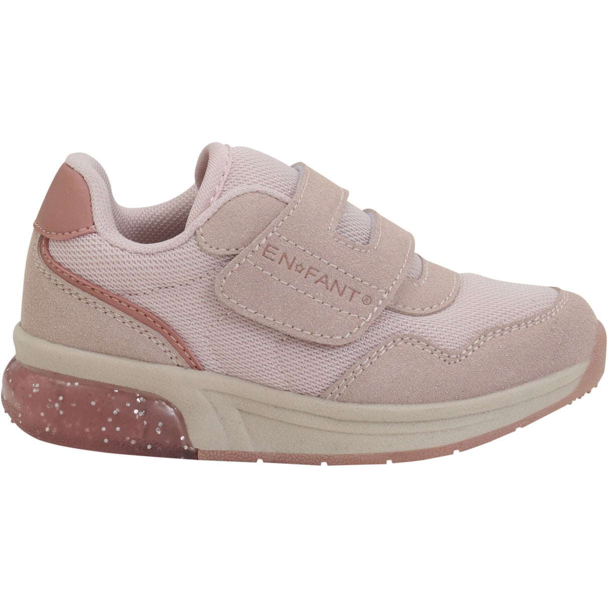 En Fant Sepia Rose Sneakers Velcro m. Lys
