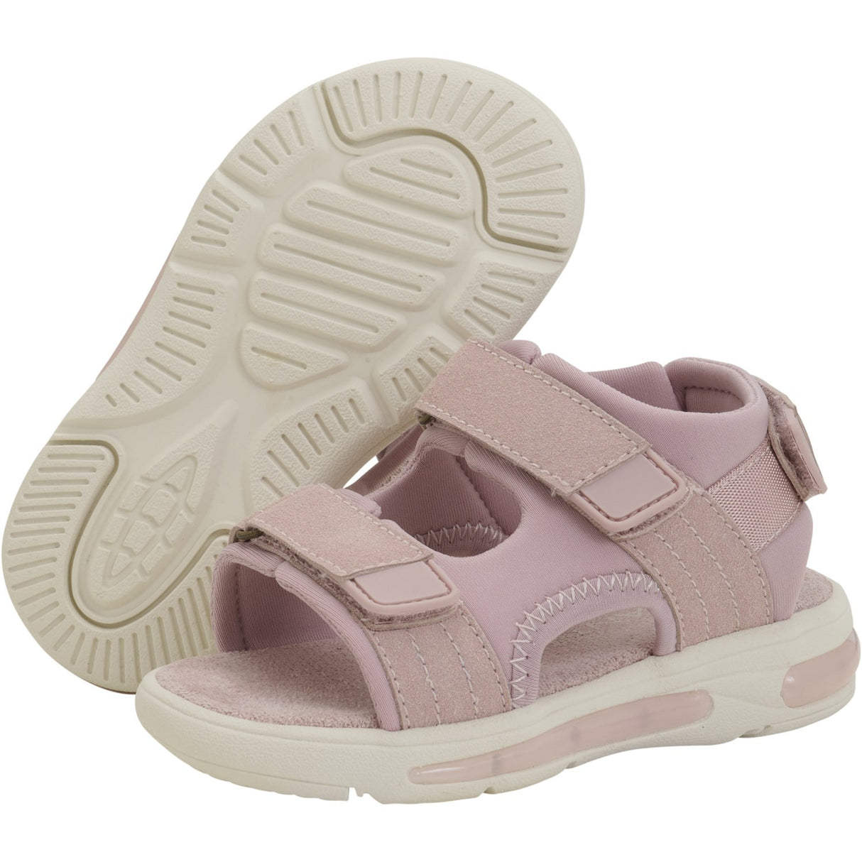 En Fant Sepia Rose Sandaler Velcro m. Lys