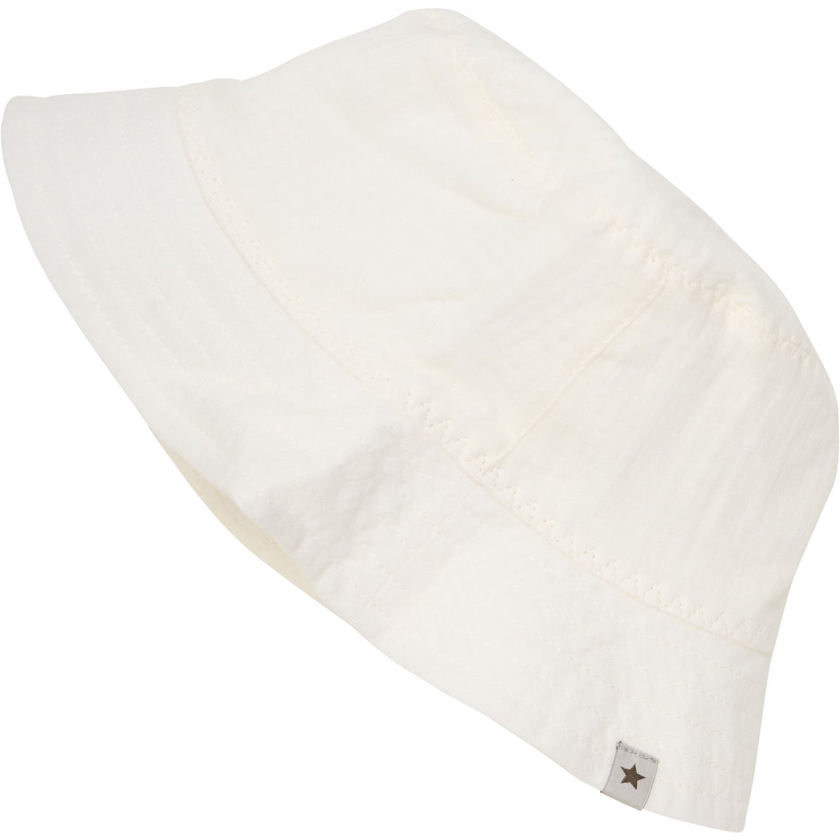 Huttelihut Antique White Bøllehat Muslin
