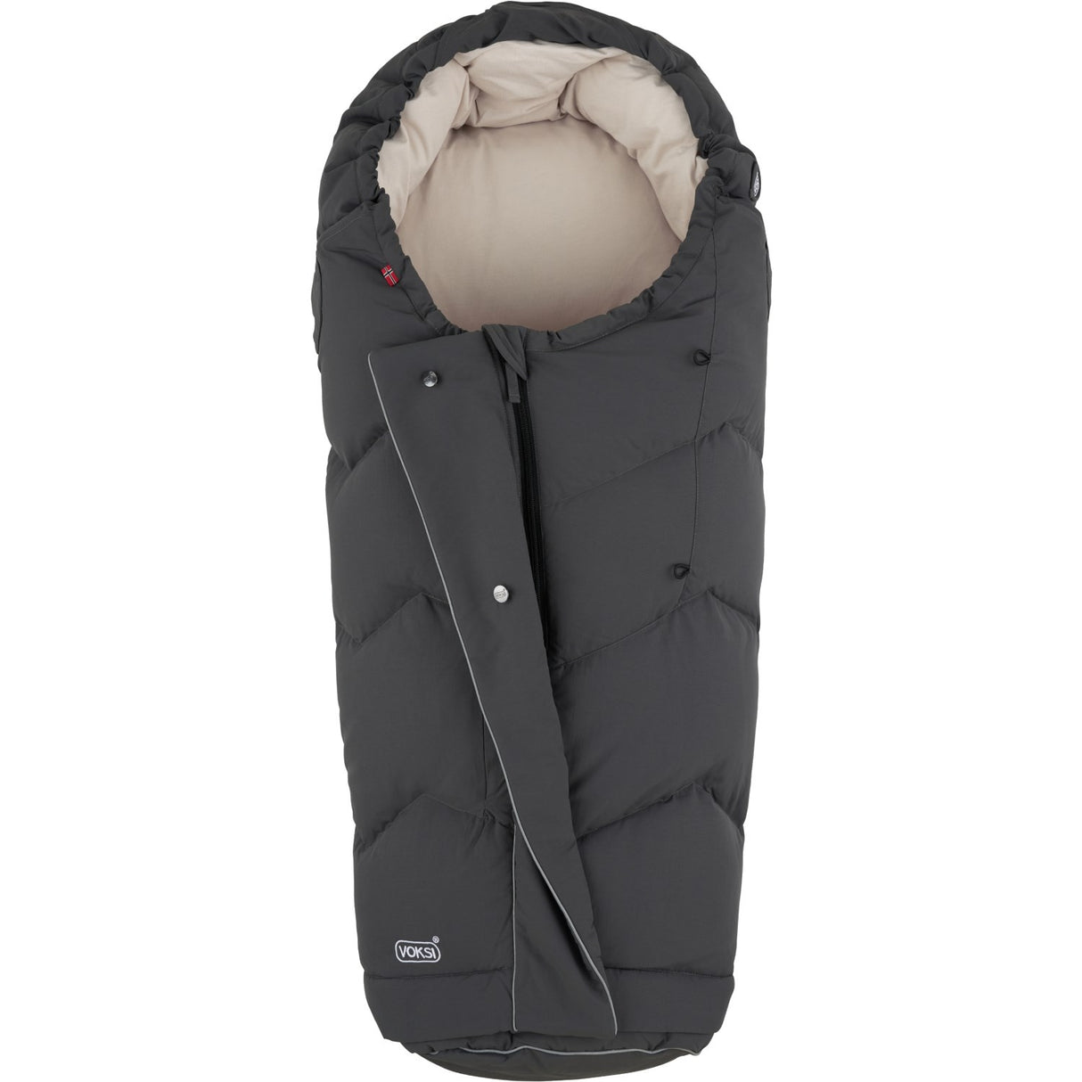 Voksi® Kørepose Grey City Grey Cream