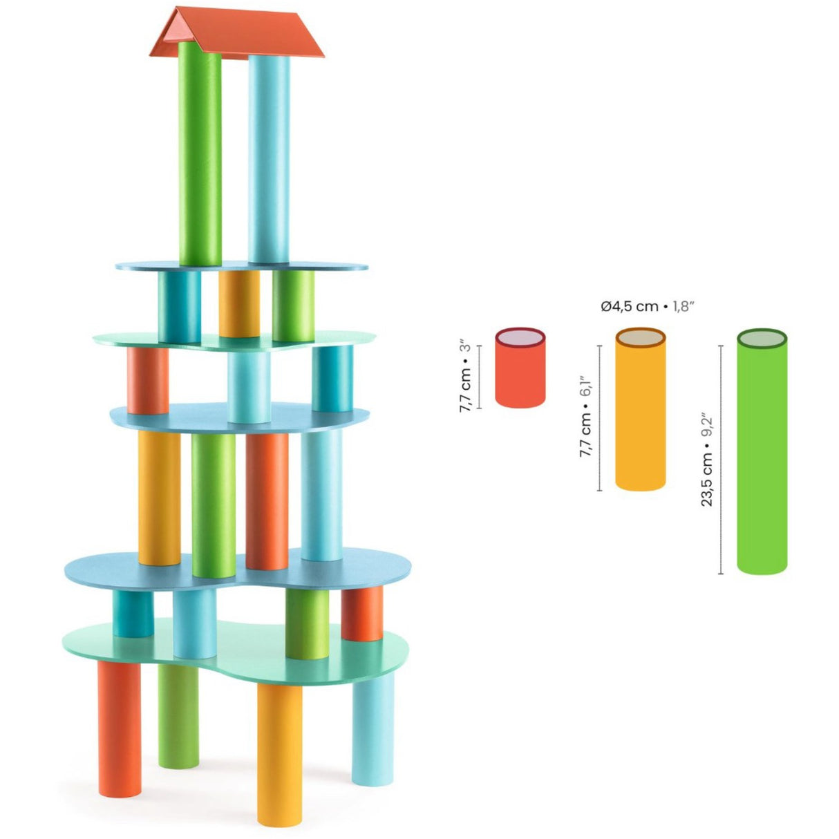 Djeco Tubolo Konstruktionsleg