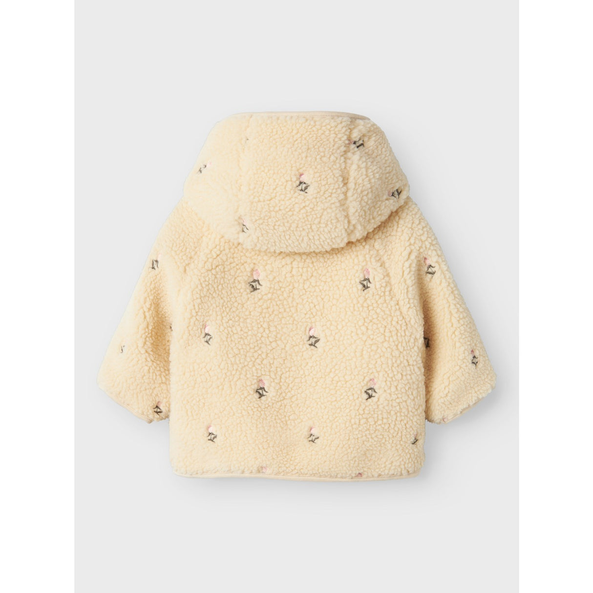 Lil'Atelier Bleached Sand Nalo Loose Sherpa Jakke