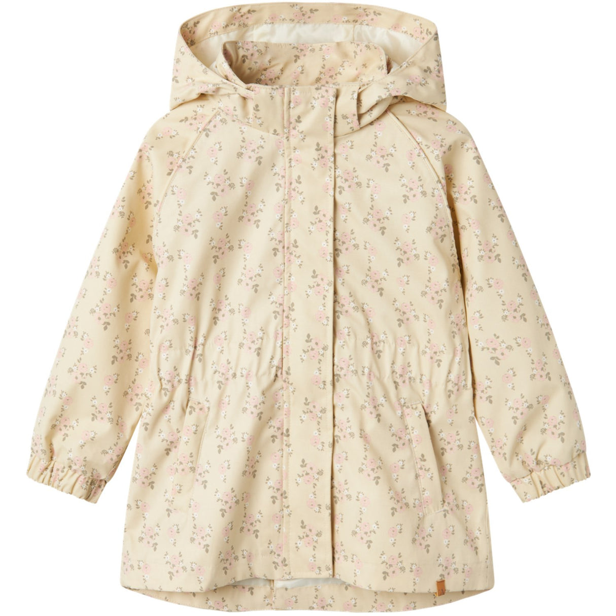 Lil'Atelier Bleached Sand Gerda Long Jakke AOP Fo