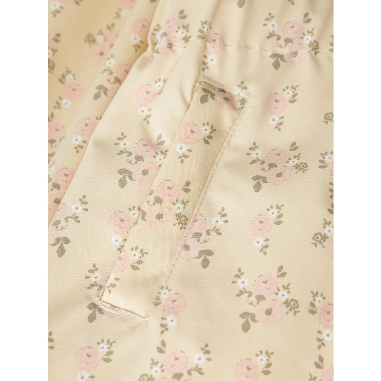 Lil'Atelier Bleached Sand Gerda Long Jakke AOP Fo