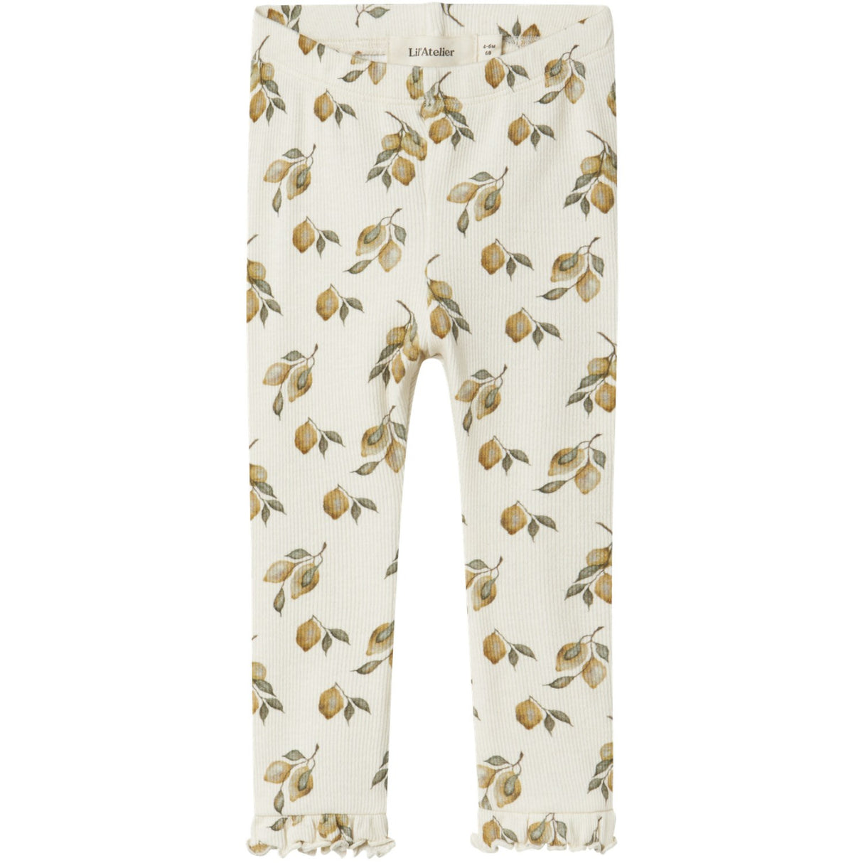 Lil'Atelier Turtledove Lemon Gavo Eka Slim Leggings