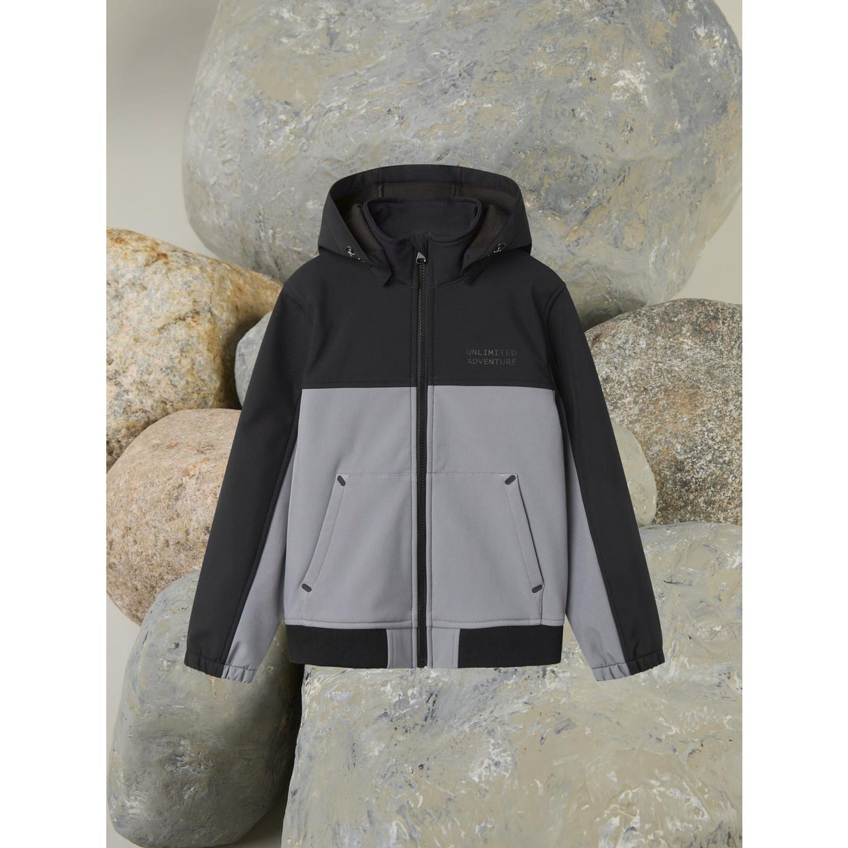 Name It Mockingbird Alfa08 Softshell Jakke Cool Block Fo