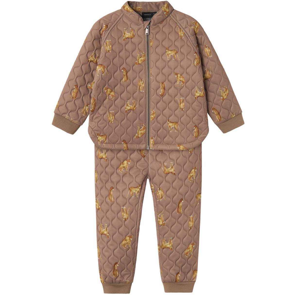 Name It Mountain Trail Leo Moon Quiltet Sæt AOP Fo