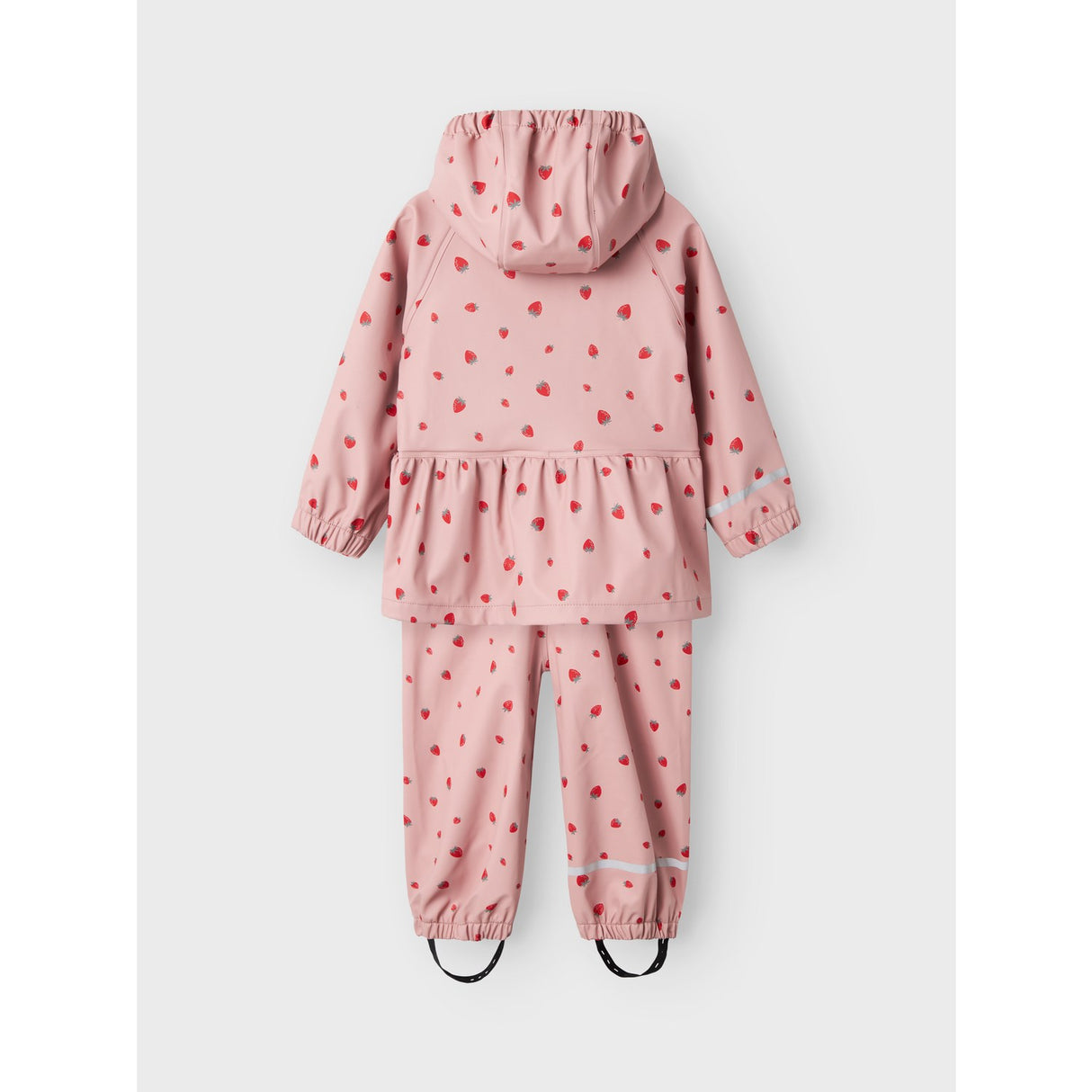 Name It Pale Mauve Strawberry Dry10 Regnsæt AOP Fo