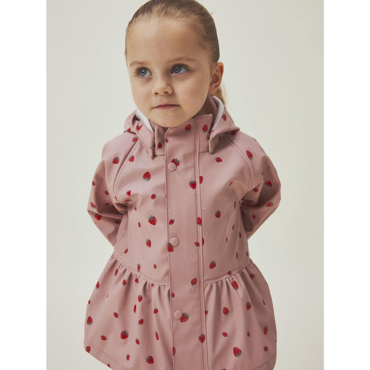 Name It Pale Mauve Strawberry Dry10 Regnsæt AOP Fo