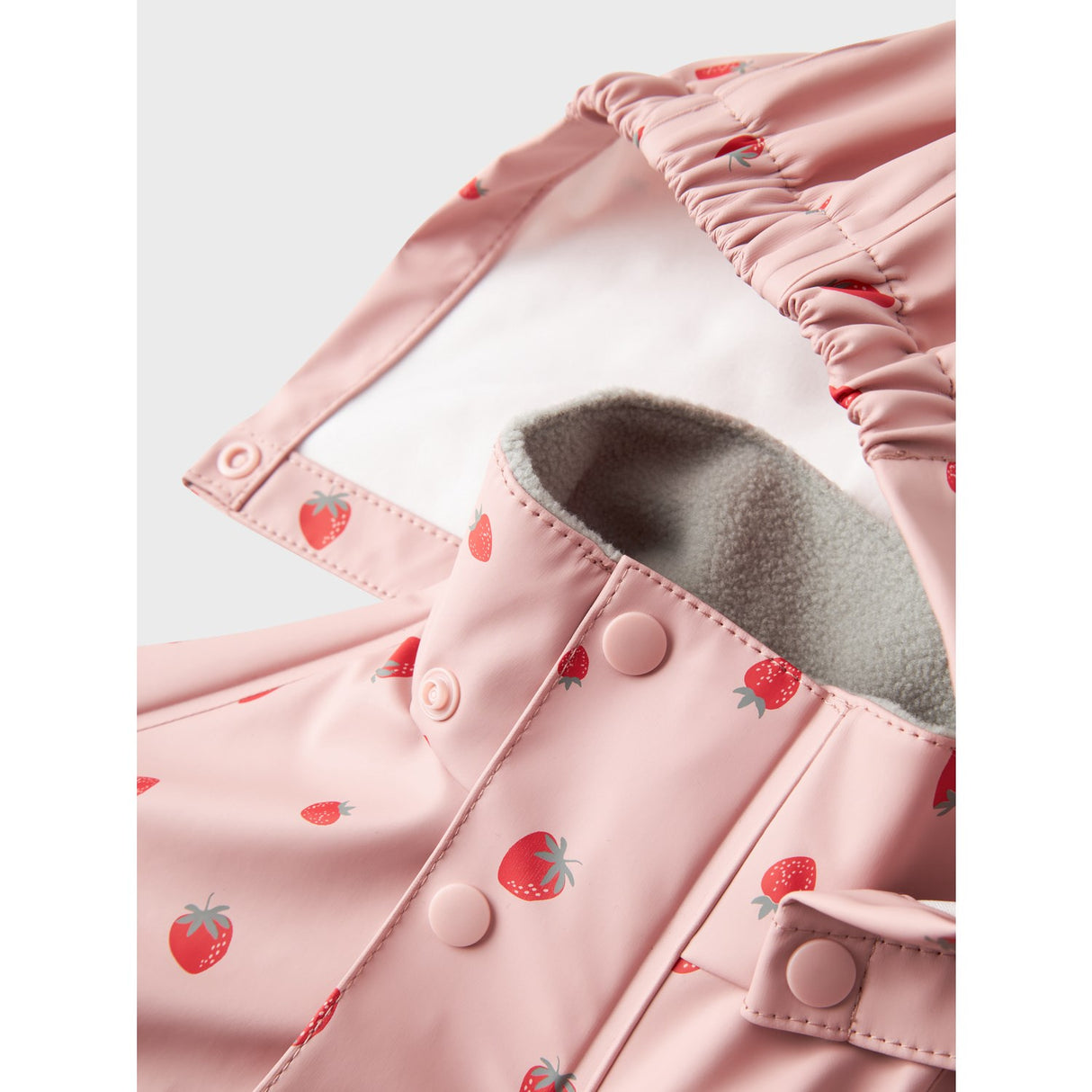 Name It Pale Mauve Strawberry Dry10 Regnsæt AOP Fo