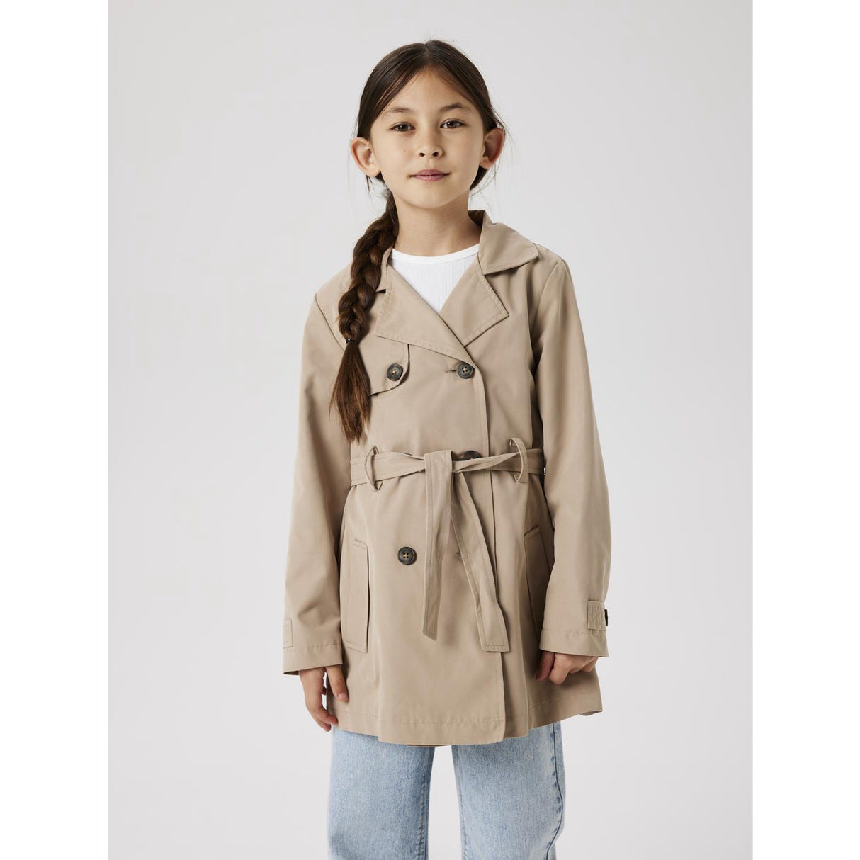 Name It Savannah Tan Madelin Trenchcoat Noos