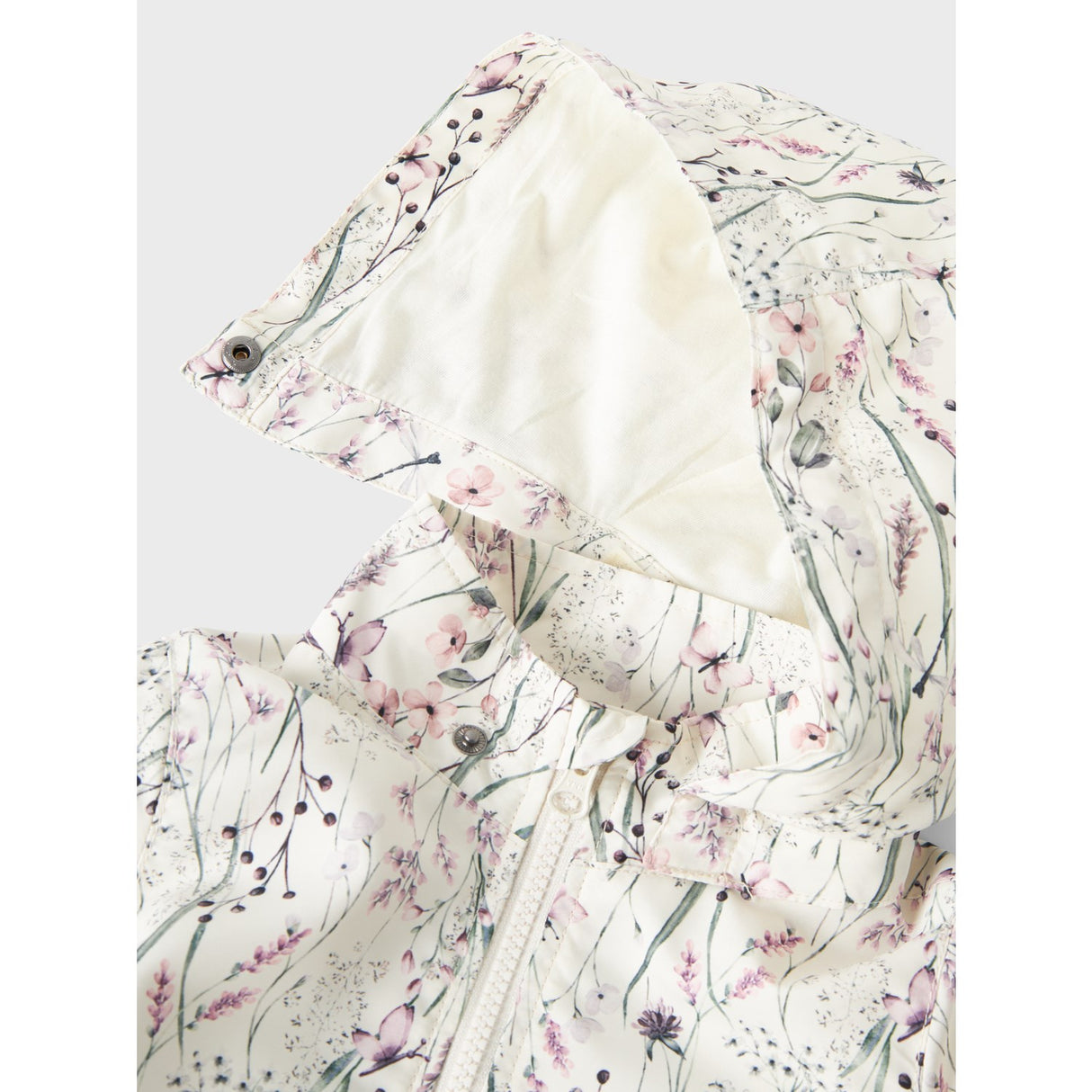 Name It Whisper White Long Flower Maxi Li Jakke AOP