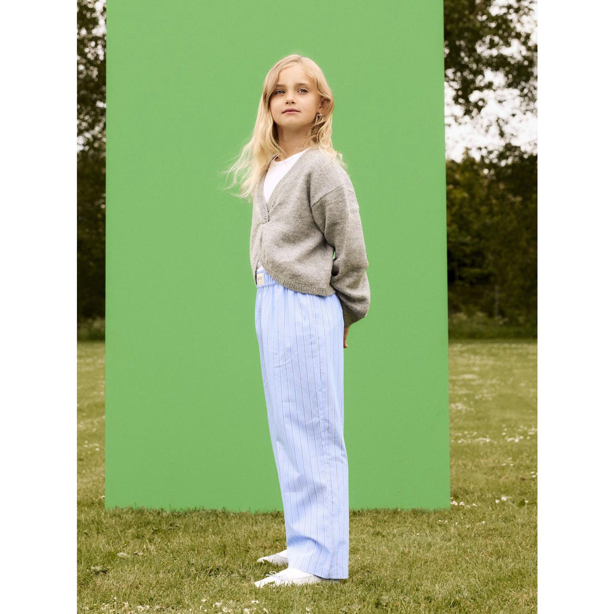 Name It Grey Melange Diheart Strik