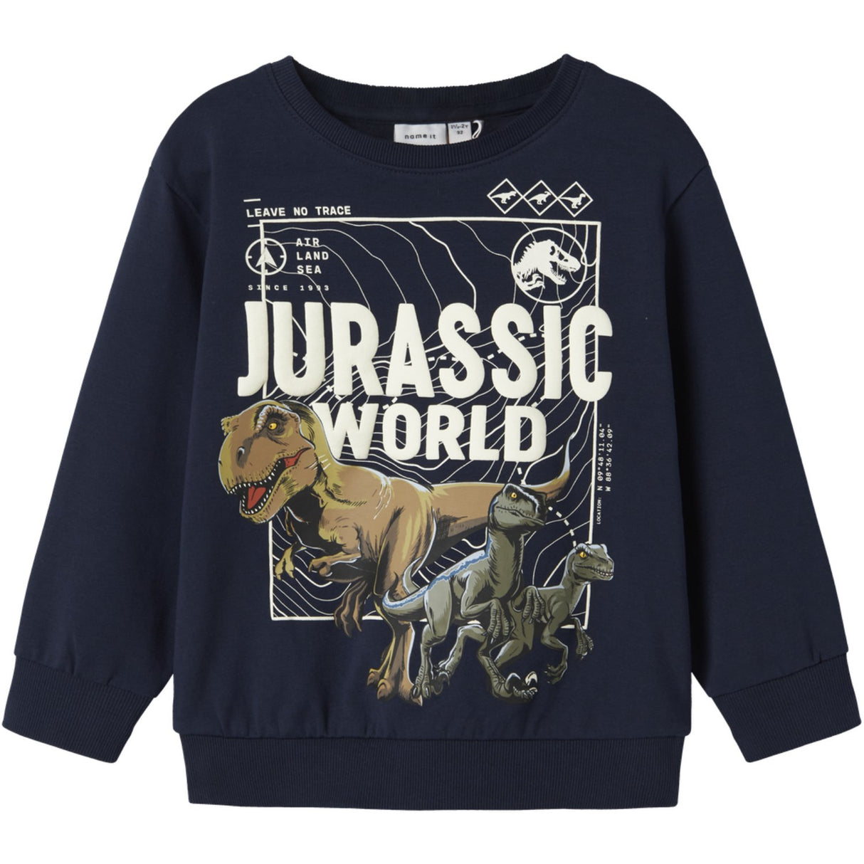 Name It Navy Blazer For Jurassic World Regular Sweatshirt