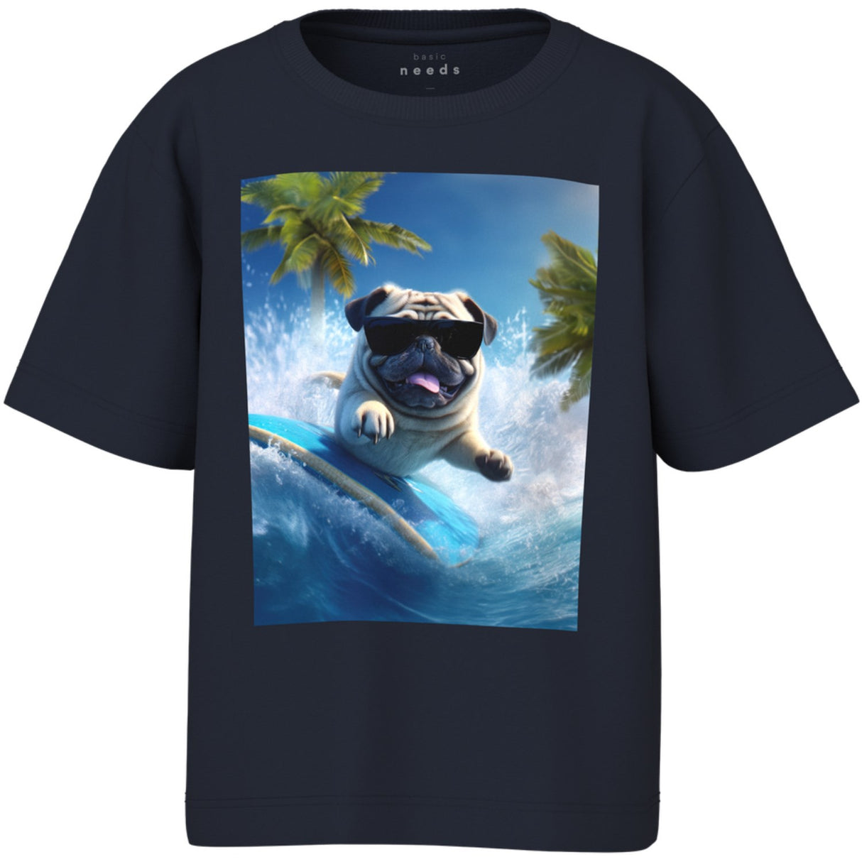 Name It Navy Blazer Dog Voto Regular T-Shirt