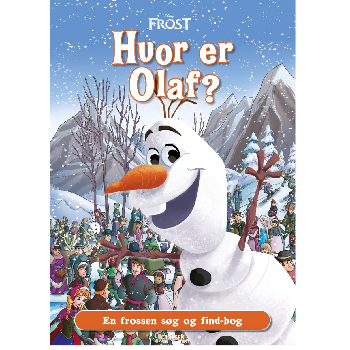 Forlaget Carlsen Hvor er Olaf? En søg og find-Bog Disney