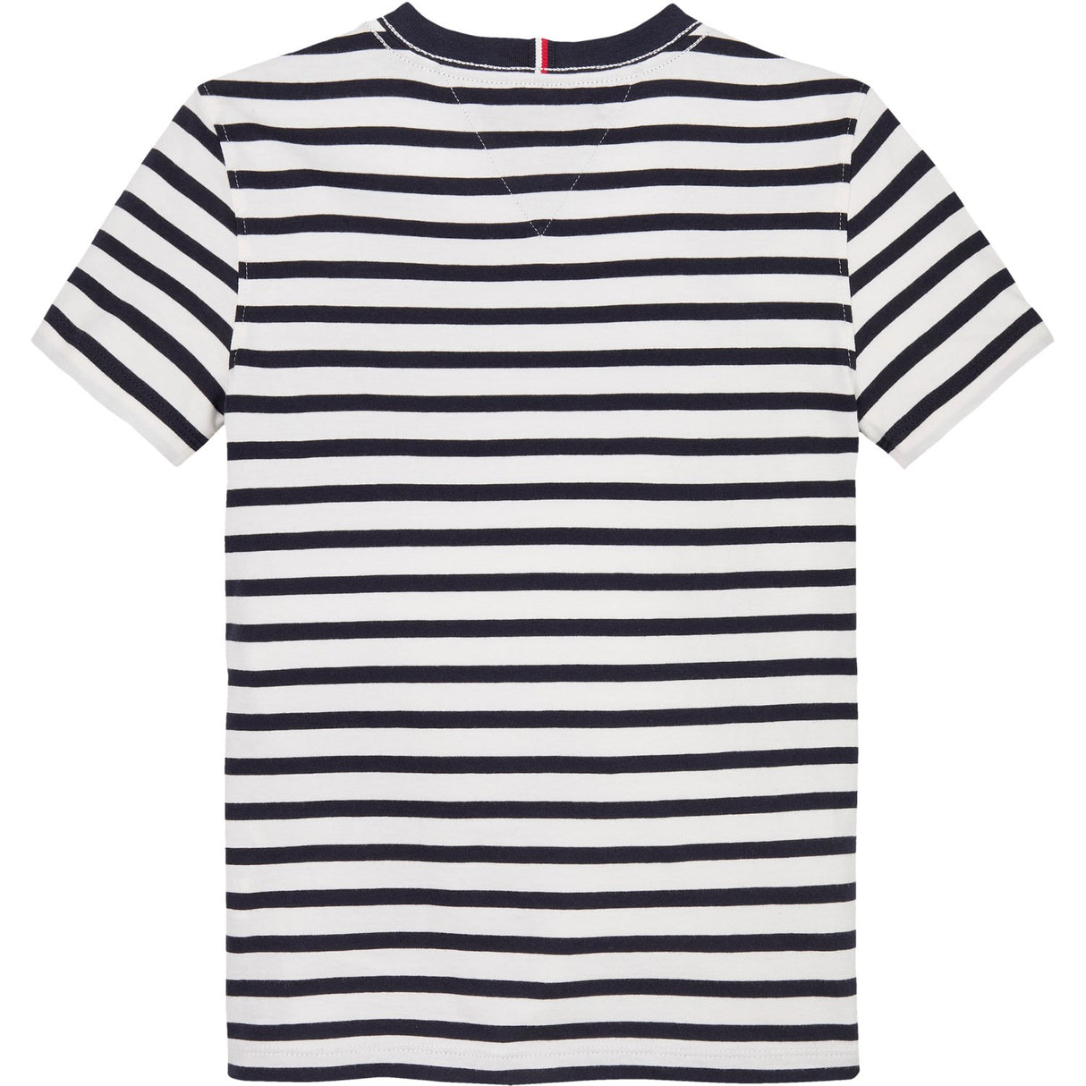 Tommy Hilfiger Dark Night Navy White Breton Stripe Essential Bomuld Reg T-Skjorte