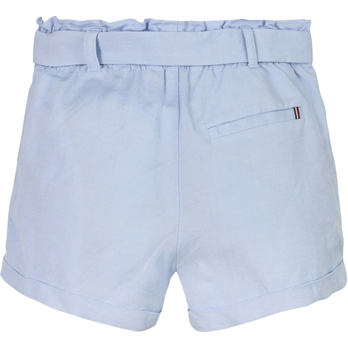 Tommy Hilfiger Breezy Blue Hør Pull On Shorts