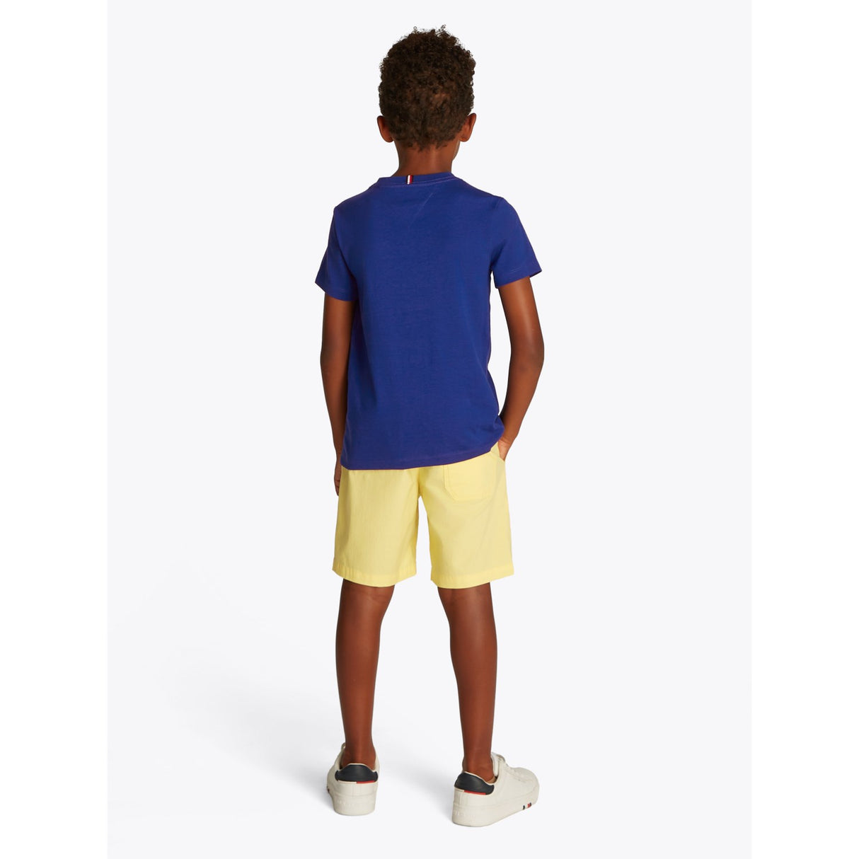 Tommy Hilfiger Wedge Blue Essential Bomuld Reg T-Skjorte