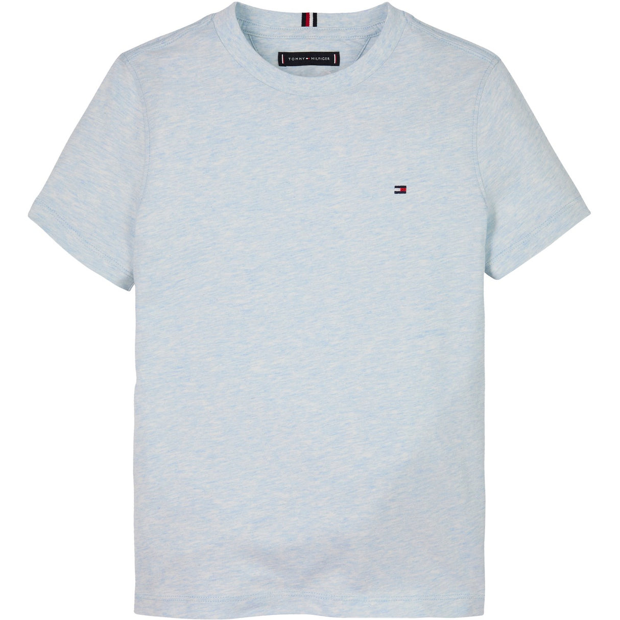 Tommy Hilfiger Breezy Blue Heather Essential Bomuld Reg T-Skjorte