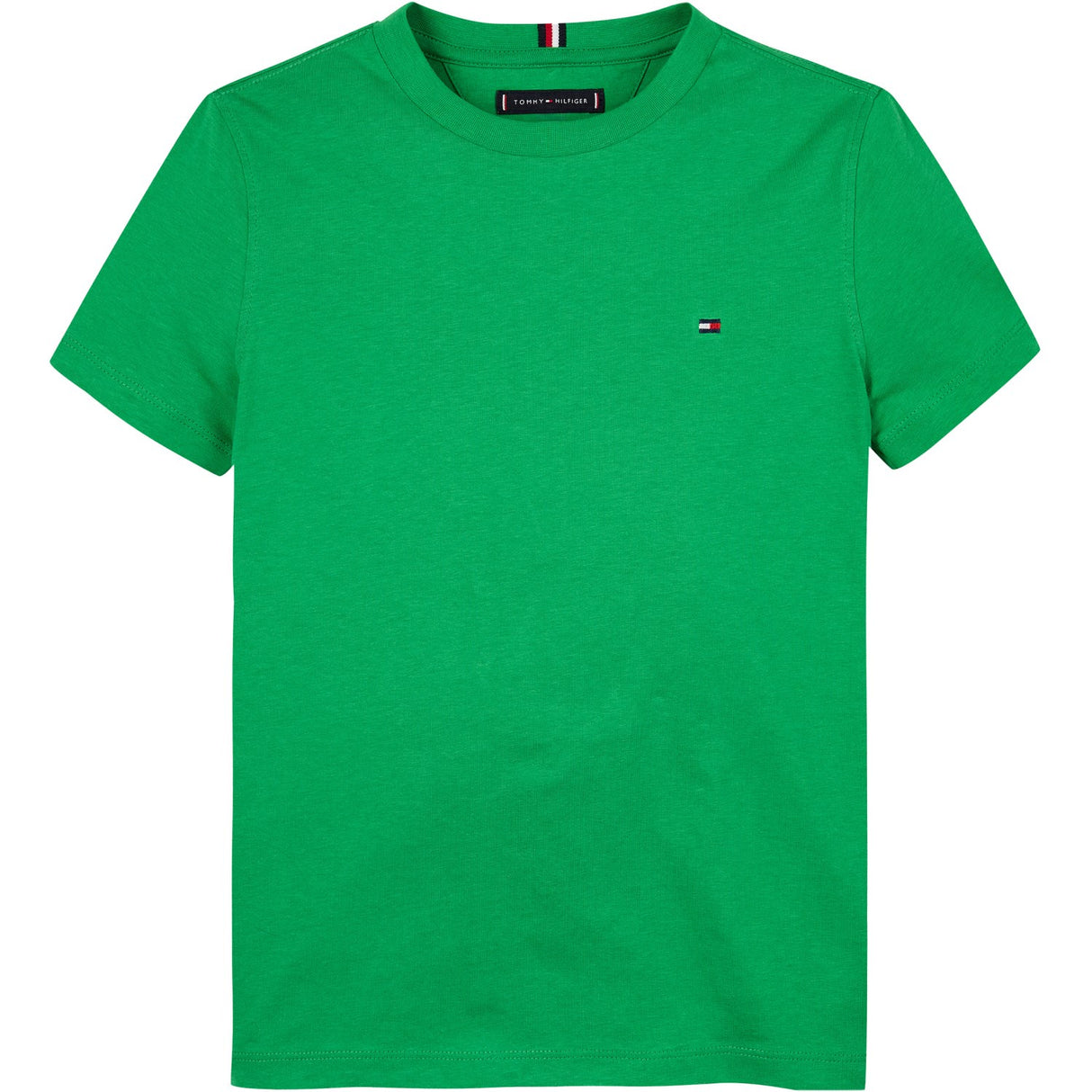 Tommy Hilfiger Radiant Green Essential Bomuld Reg T-Skjorte