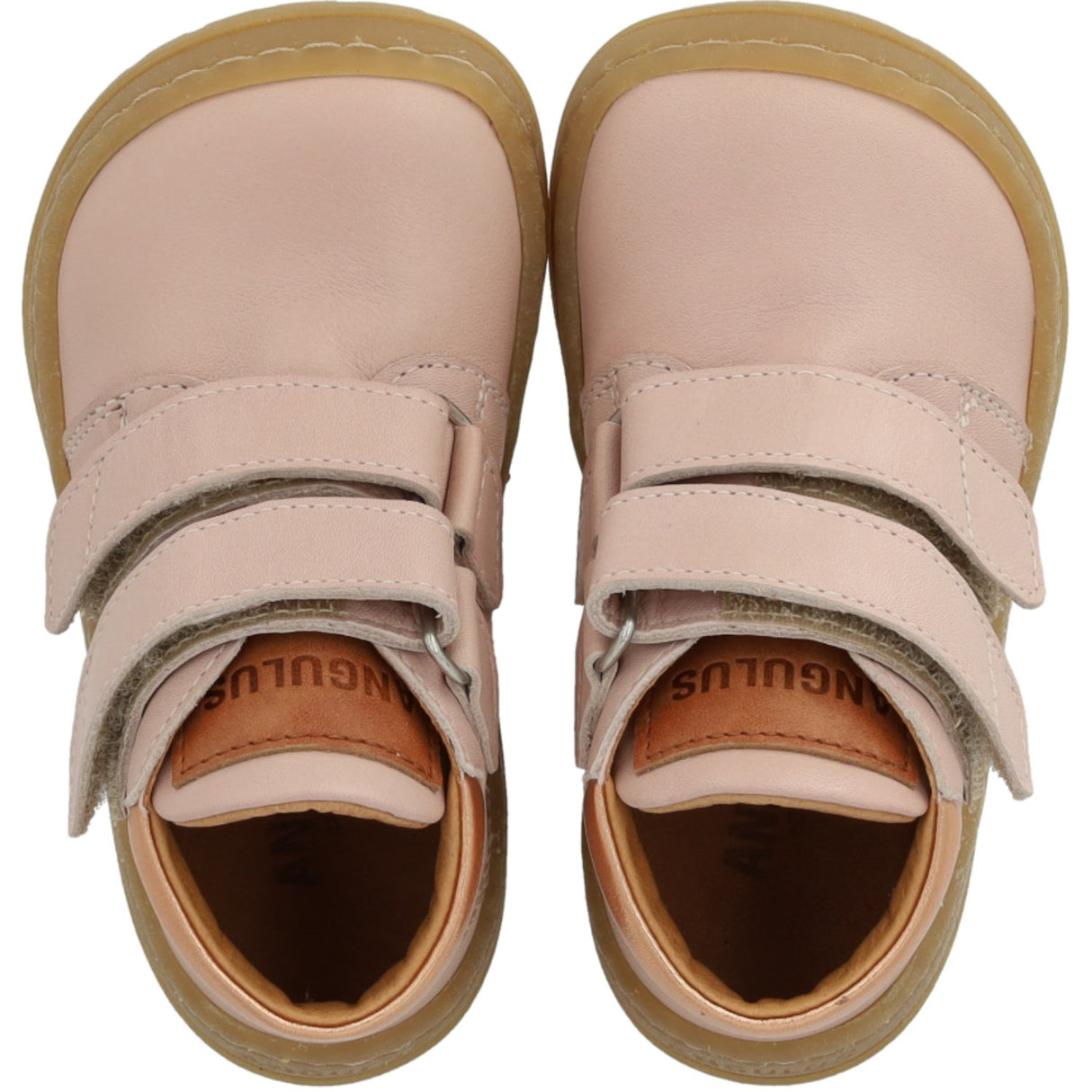 Angulus Rosebud/Tan/Copper Shine Begynder Mid-Cut Sneaker