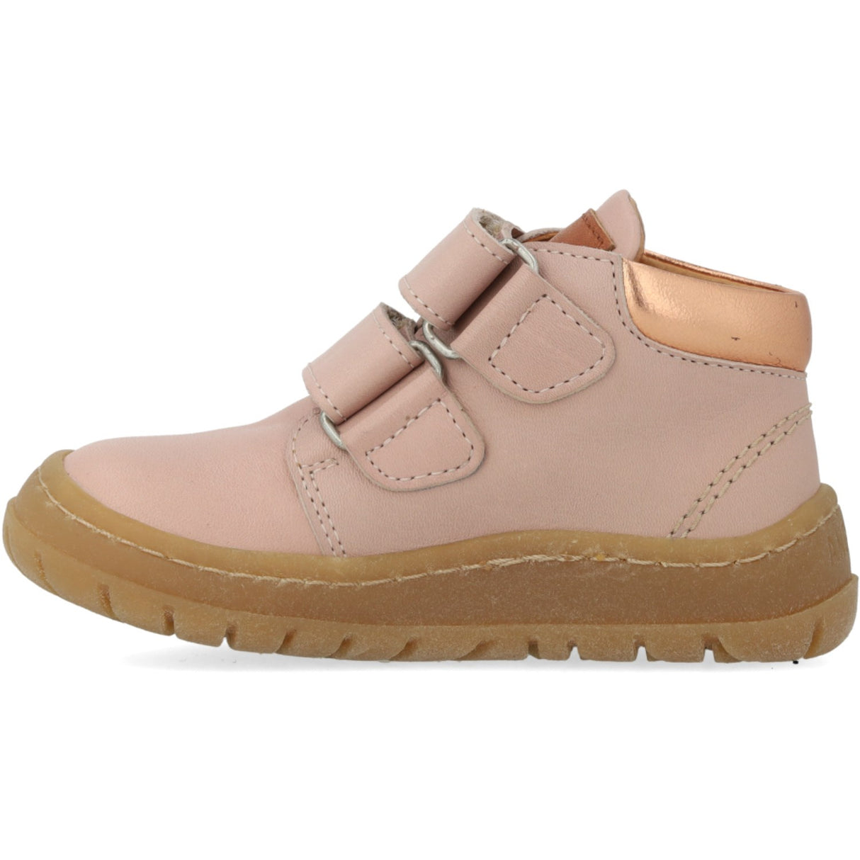 Angulus Rosebud/Tan/Copper Shine Begynder Mid-Cut Sneaker