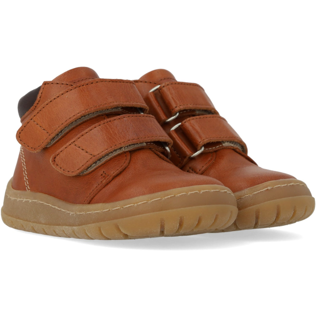 Angulus Cognac/Tan/Dark Brown Begynder Mid-Cut Sneaker